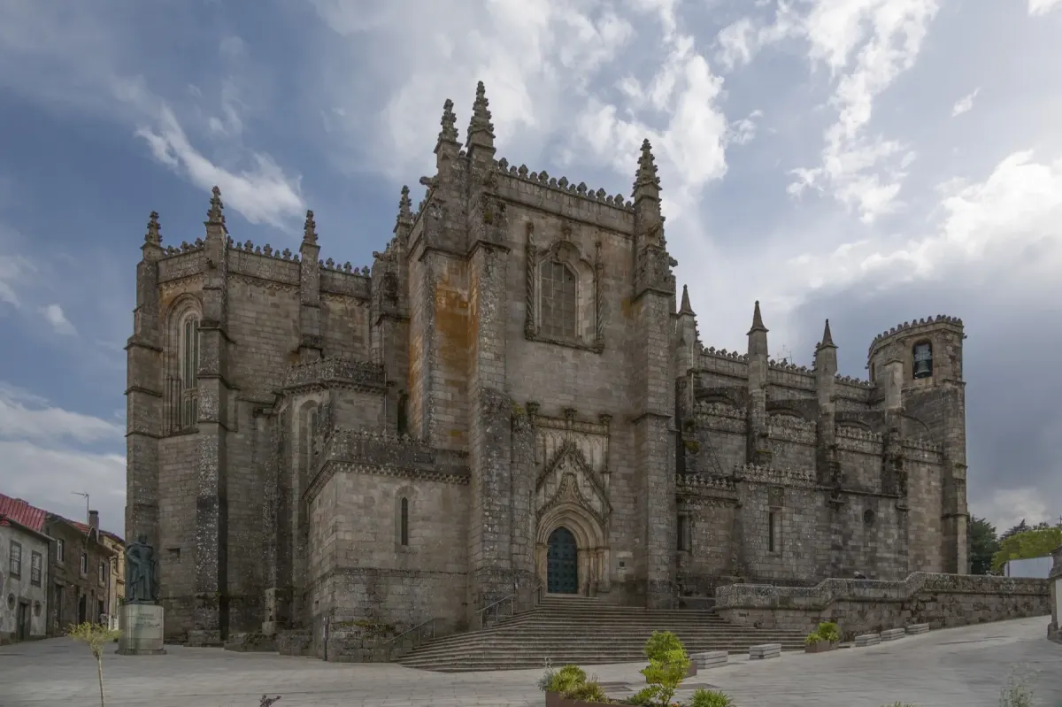 The granite cathedral (Sé) of Guarda, Portugal